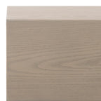 Meuble de rangement gris et noir avec 2 tiroirs, MDF et cadre en fer