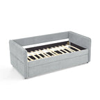 Lit de repos double en bouclette avec lit gigogne
