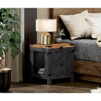 Table d'appoint relevable industrielle avec treillis en fer et serrure rustique, 45 kg