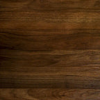 Table basse ronde en métal avec plateau imitation bois, 79 cm