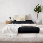 Matelas futon capitonné grand lit de 5 po en mousse et housse en coton