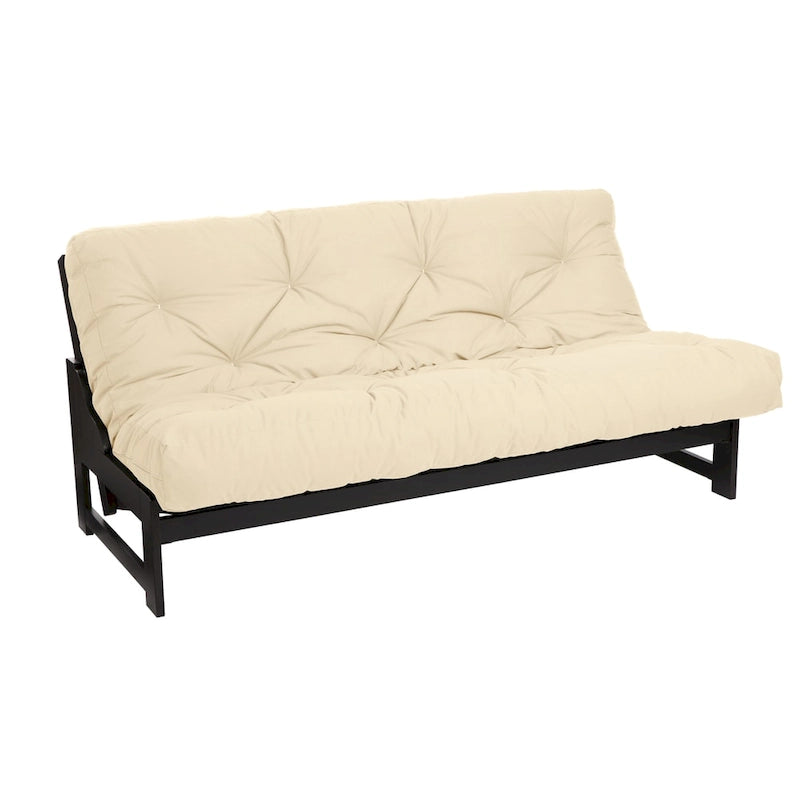 Matelas futon capitonné grand lit de 5 po en mousse et housse en coton