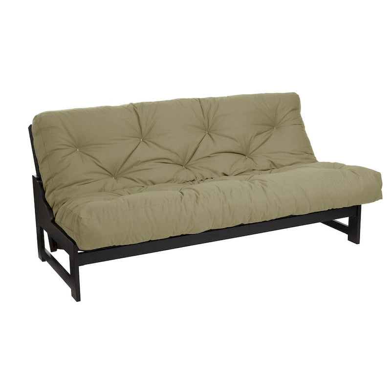 Matelas futon capitonné grand lit de 5 po en mousse et housse en coton