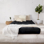 Matelas futon capitonné grand lit de 5 po en mousse et housse en coton