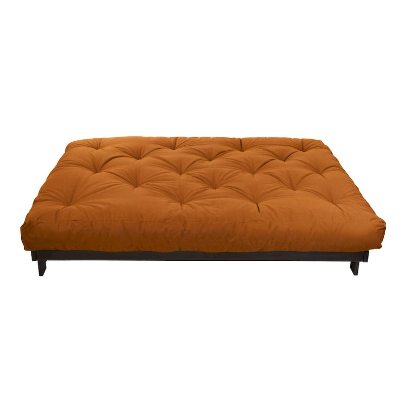 Matelas futon capitonné grand lit de 5 po en mousse et housse en coton