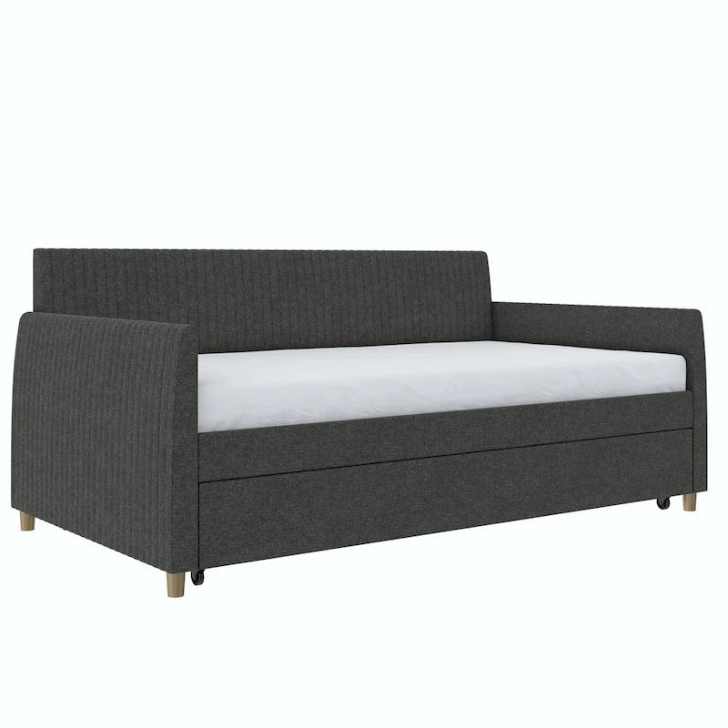 Fauteuil inclinable ergonomique en cuir PU pour enfants avec repose-pieds réglable, 3-12 ans