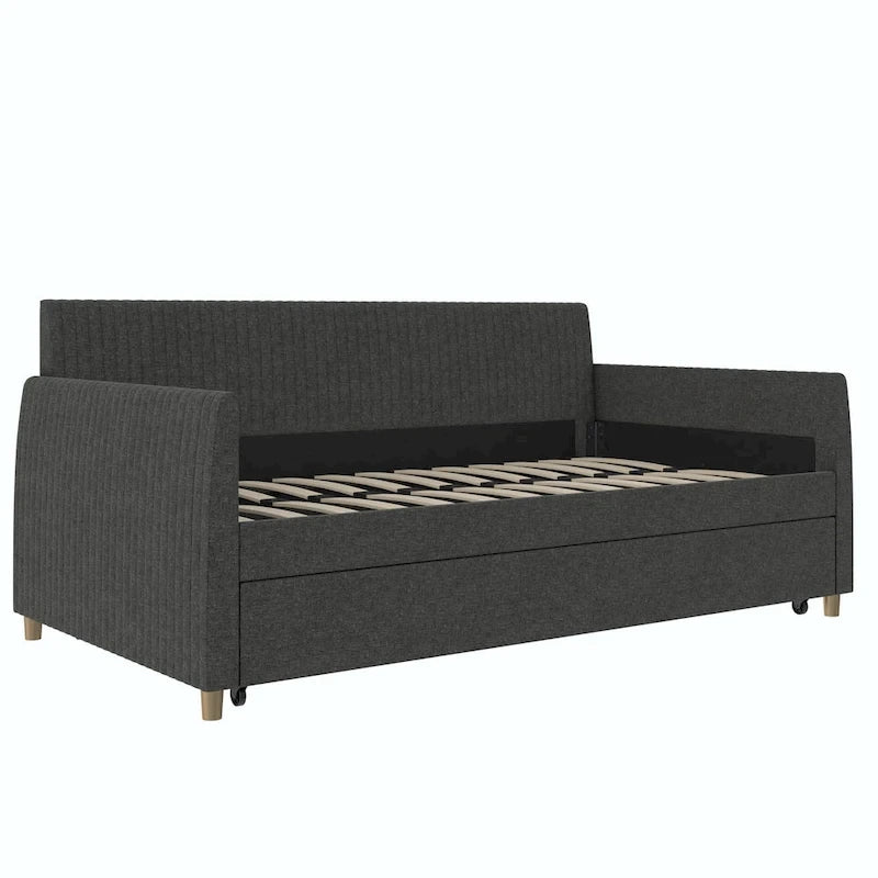 Fauteuil inclinable ergonomique en cuir PU pour enfants avec repose-pieds réglable, 3-12 ans