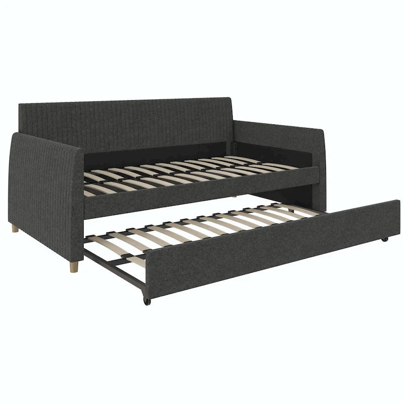 Fauteuil inclinable ergonomique en cuir PU pour enfants avec repose-pieds réglable, 3-12 ans