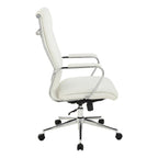 Chaise de bureau en tissu antimicrobien