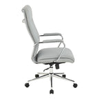 Chaise de bureau en tissu antimicrobien