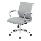 Chaise de bureau en tissu antimicrobien
