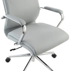 Chaise de bureau en tissu antimicrobien