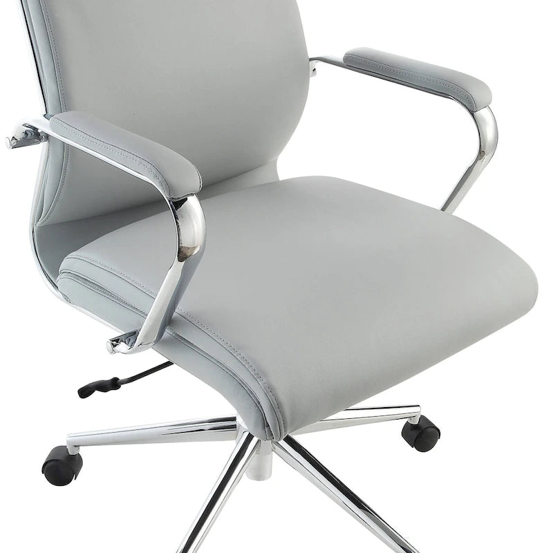 Chaise de bureau en tissu antimicrobien
