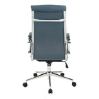 Chaise de bureau en tissu antimicrobien