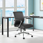 Chaise de bureau en tissu antimicrobien