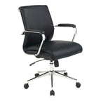 Chaise de bureau en tissu antimicrobien