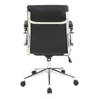 Chaise de bureau en tissu antimicrobien