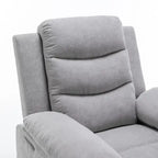 Fauteuil inclinable électrique avec massage, chauffage et inclinaison à 160°, revêtement en velours