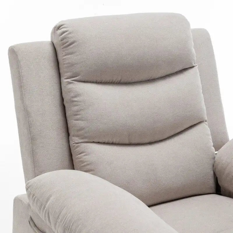 Fauteuil inclinable électrique avec massage, chauffage et inclinaison à 160°, revêtement en velours