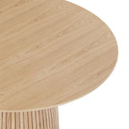 Table à Manger Ronde Table de Cuisine Moderne en Bois