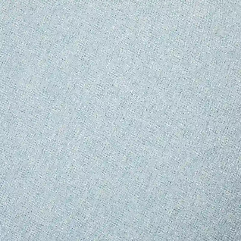Canapé-méridienne bleu clair avec fauteuil inclinable électrique à droite